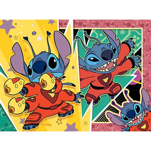Pack Puzzle 4 em 1 Stitch – Disney