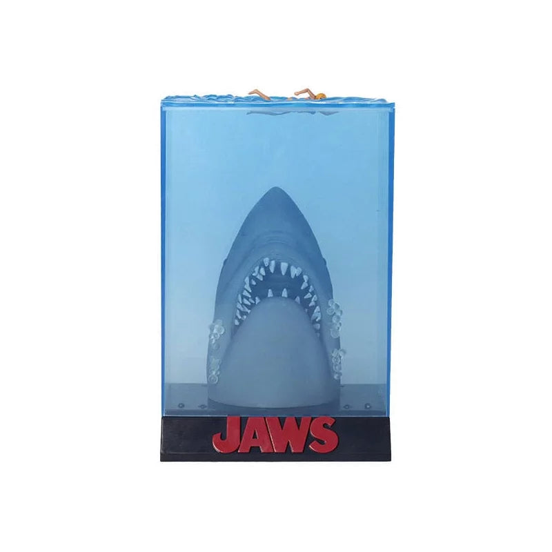 Figura 3D com Luz – Jaws "Tubarão" 50th Anniversary
