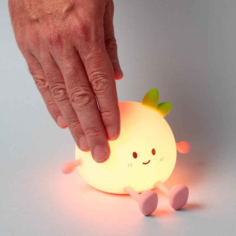Lâmpada Nocturna LED Pêssego - Kawaii