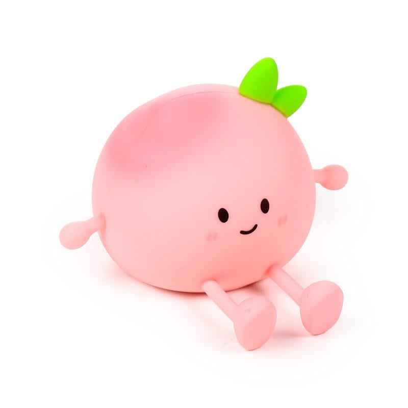 Lâmpada Nocturna LED Pêssego - Kawaii