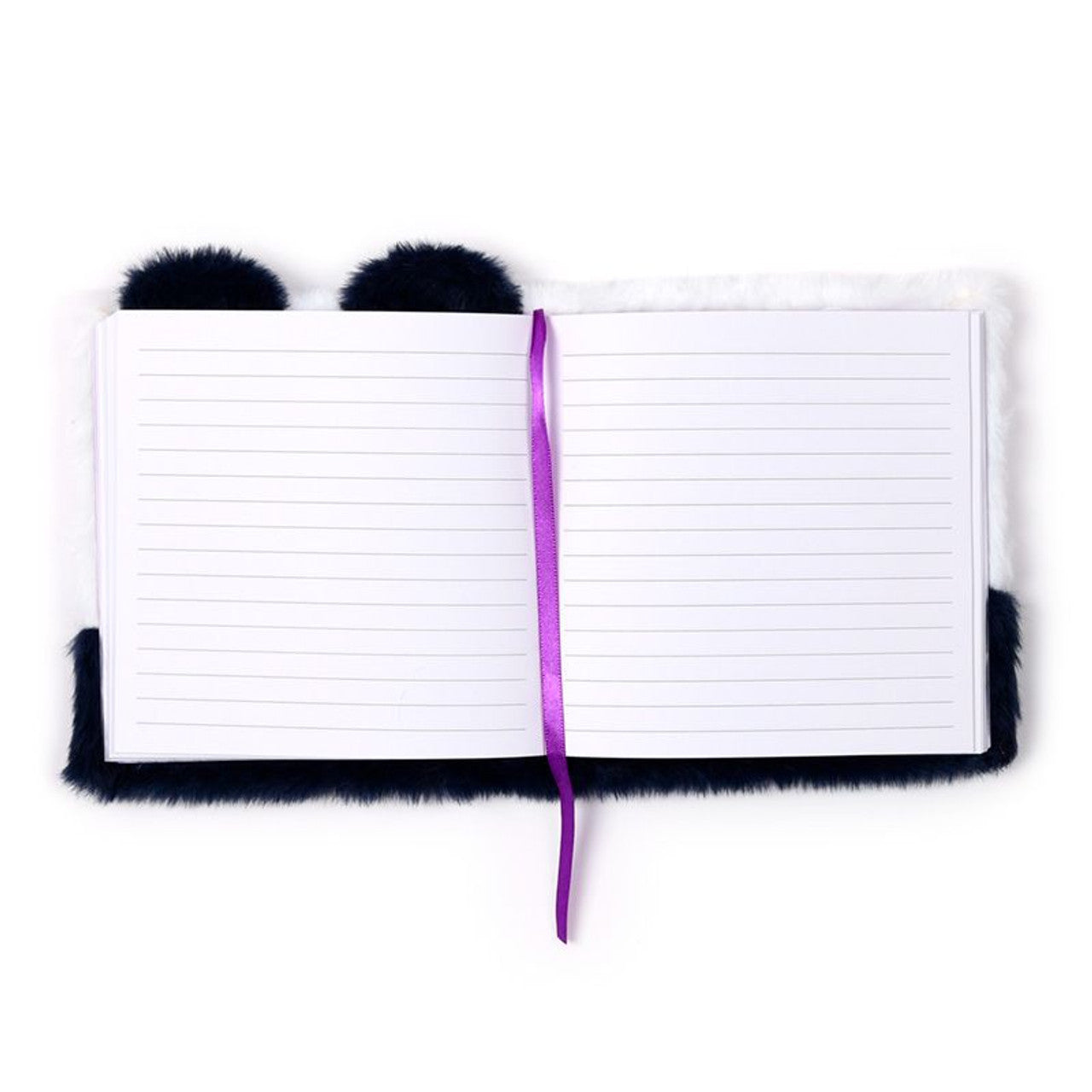 Caderno de peluche A5 Oso Panda – Adoramals (15,5x15x2 cm)