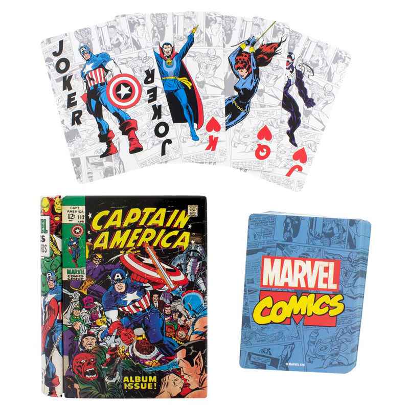 Baralho de Cartas Marvel Comic Book Design