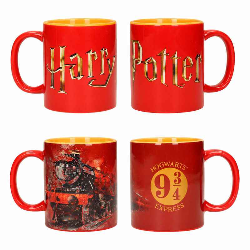 Harry Potter Hogwarts logo mugs set