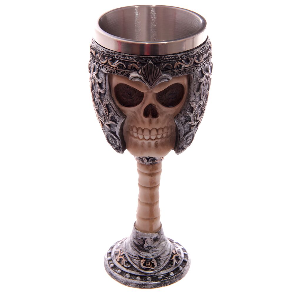 Copo Crânio Guerreiro – Gothic Skull Goblet (18×7,5 cm)