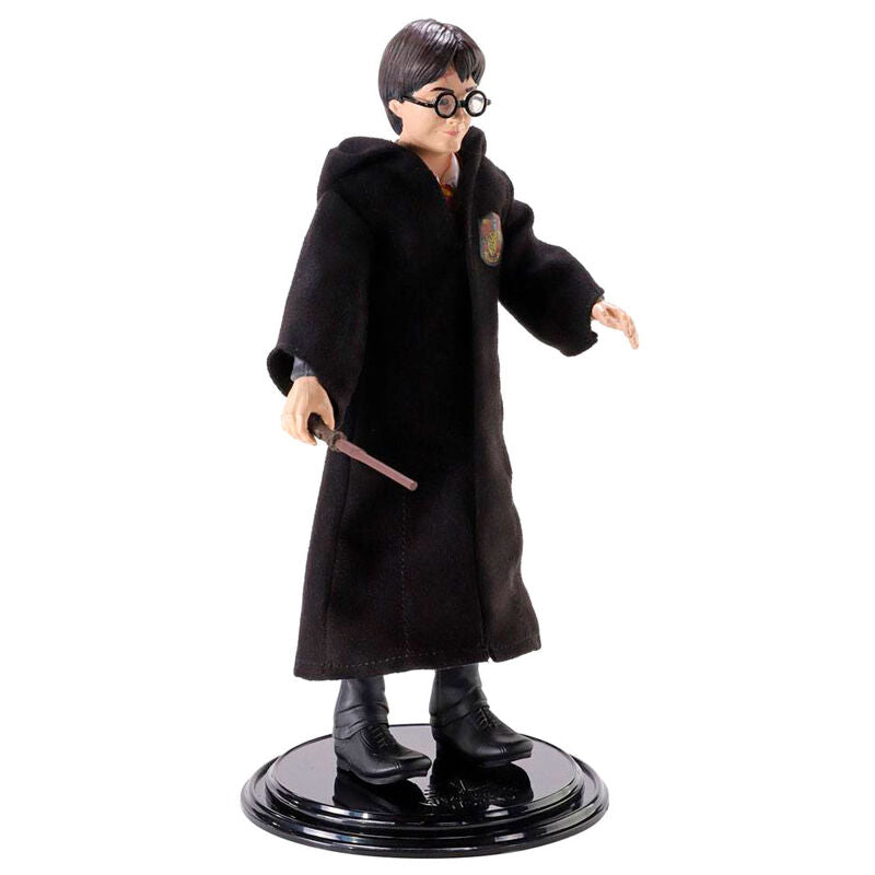 Harry Potter Harry com varinha Bendyfigs figura maleável 19cm - MerchVillain