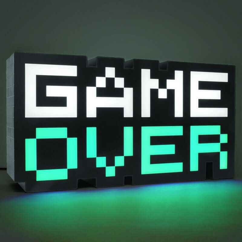 Luz "Game Over" 8‑Bit – Paladone (≈ 30 cm)