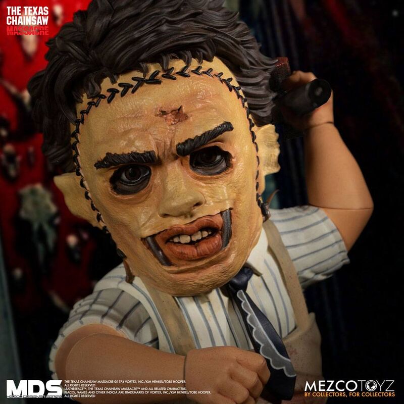 O Massacre da Serra Elétrica MDS Leatherface 1974 figura 15cm - MerchVillain