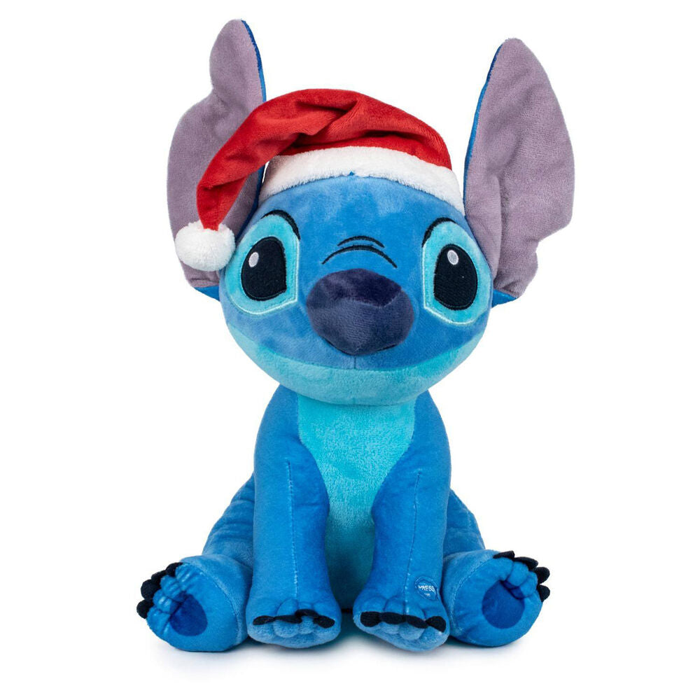Peluche Stitch Natal com som – Disney (26 cm)