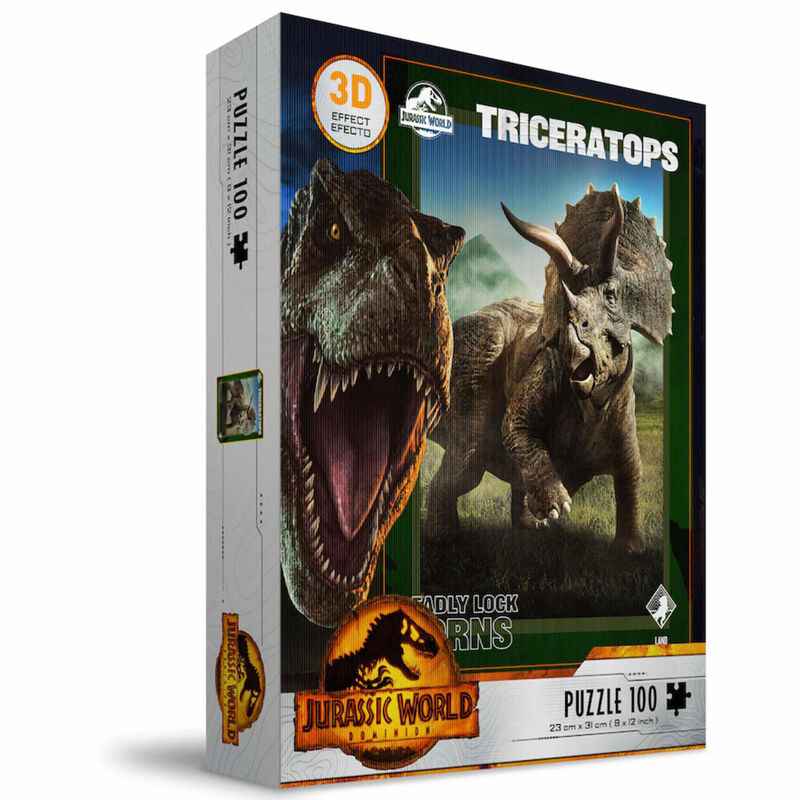 Puzzle 3D Triceratops – Jurassic World (100 peças)