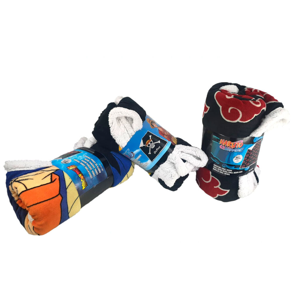 Manta Polar Coralina – Dragon Ball Z (120x150 cm)