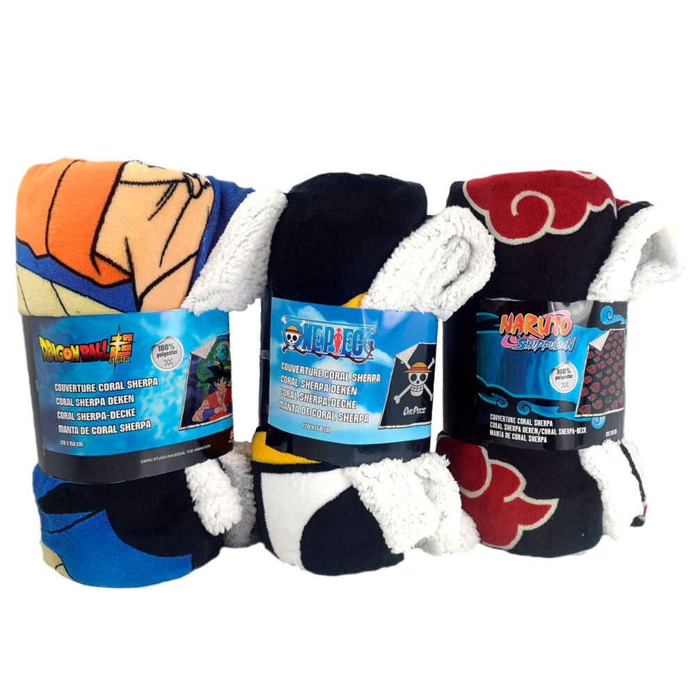 Manta Polar Coralina – Dragon Ball Z (120x150 cm)