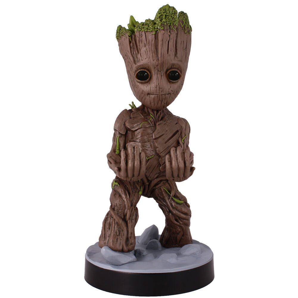 Suporte Comando Cable Guy Groot - Guardiões da Galáxia Marvel (21 cm) - MerchVillain