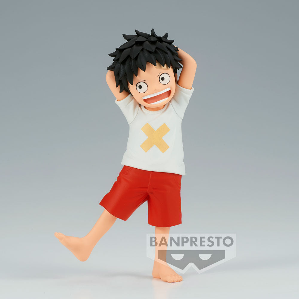 Figura Monkey D. Luffy Infantil The Grandline Series Film Red - One Piece (12 cm) - MerchVillain