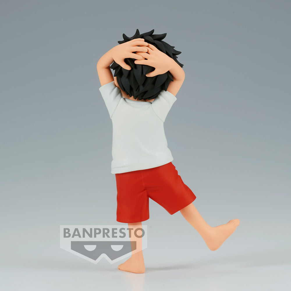 Figura Monkey D. Luffy Infantil The Grandline Series Film Red - One Piece (12 cm) - MerchVillain