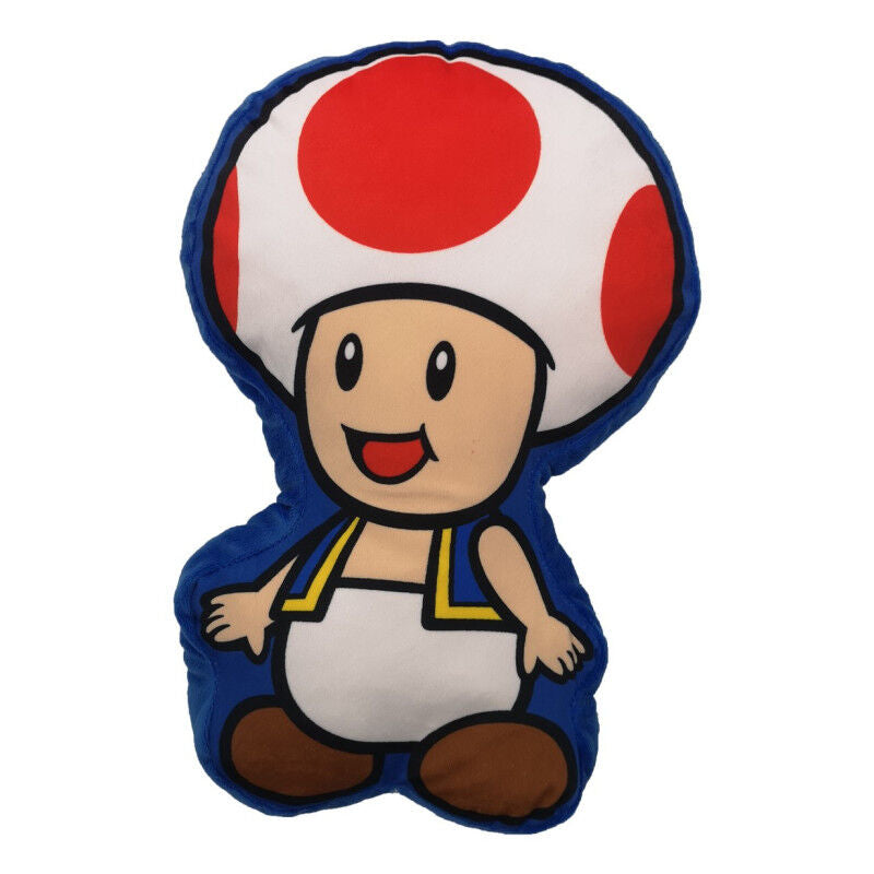 Almofada 3D Toad – Super Mario Bros (40 x 40 cm)