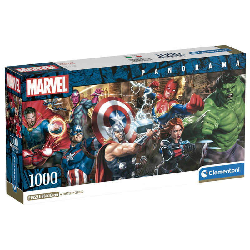 Puzzle Panorama Marvel 1000 Peças – Marvel