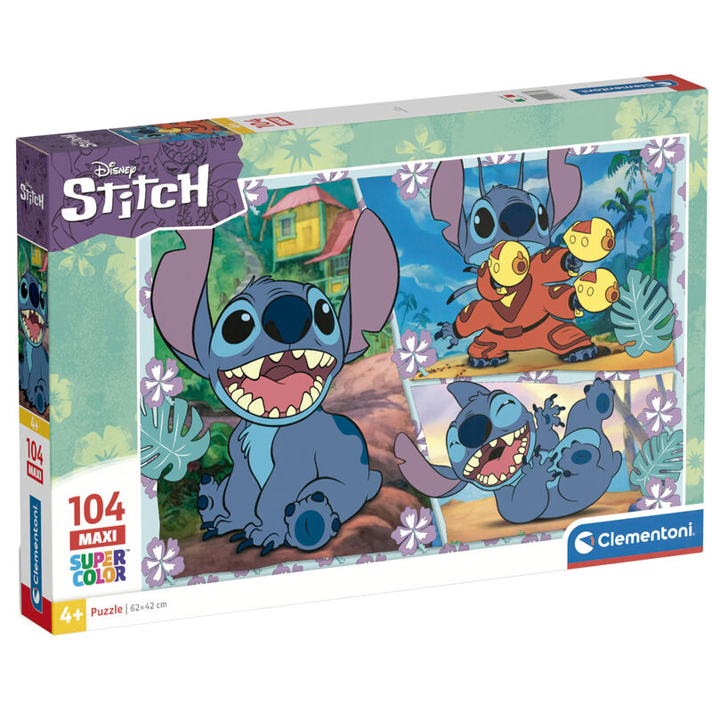 Quebra-cabeça maxi Disney Stitch 104 peças - MerchVillain
