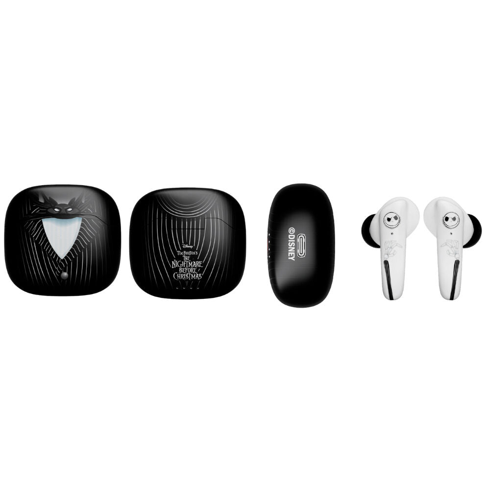 Conjunto Auriculares Sem Fios e Mini Suporte The Nightmare Before Christmas – Disney (Bluetooth 5.3)