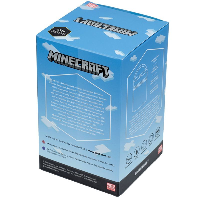 Lancheira térmica Minecraft Creeper 500ml - MerchVillain