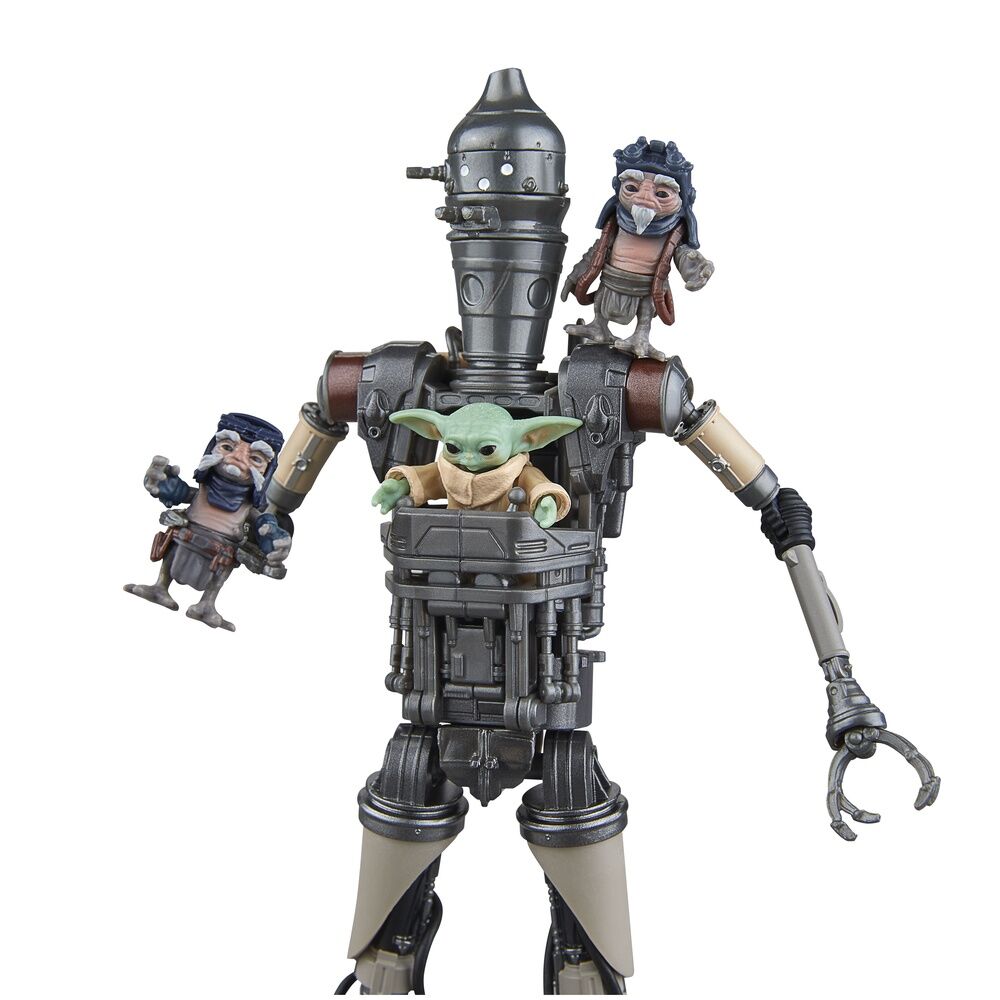 Set Figuras IG‑12 & Grogu The Mandalorian - Star Wars The Black Series (15 cm) - MerchVillain