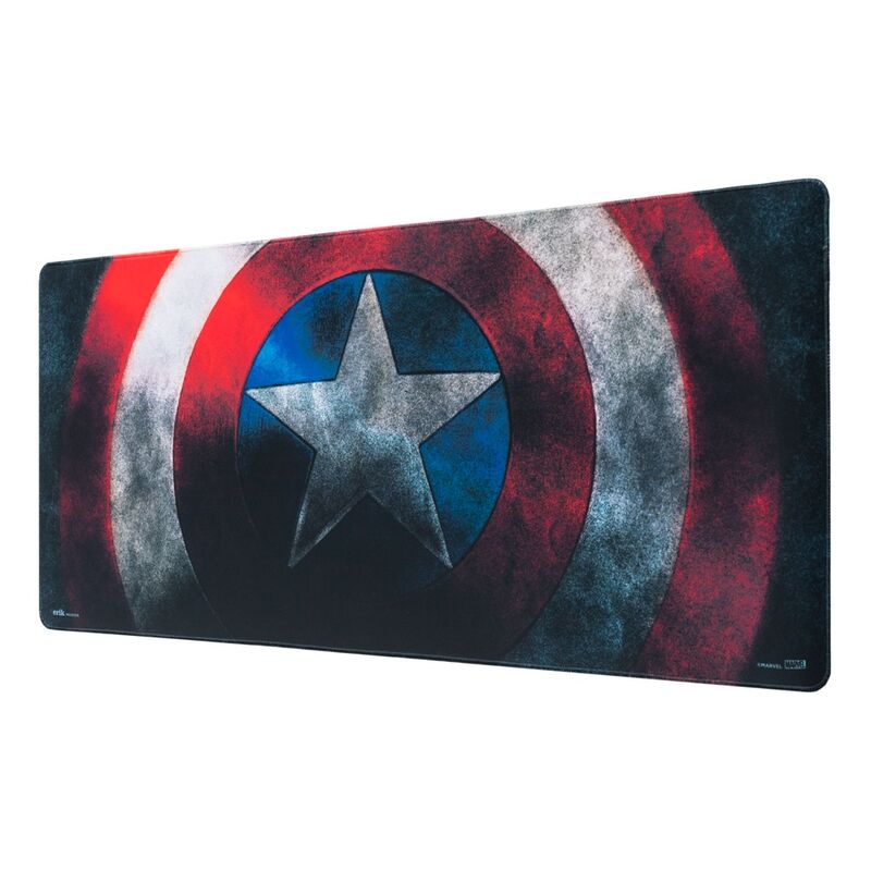 Tapete de mesa gamer Marvel Capitão América - MerchVillain