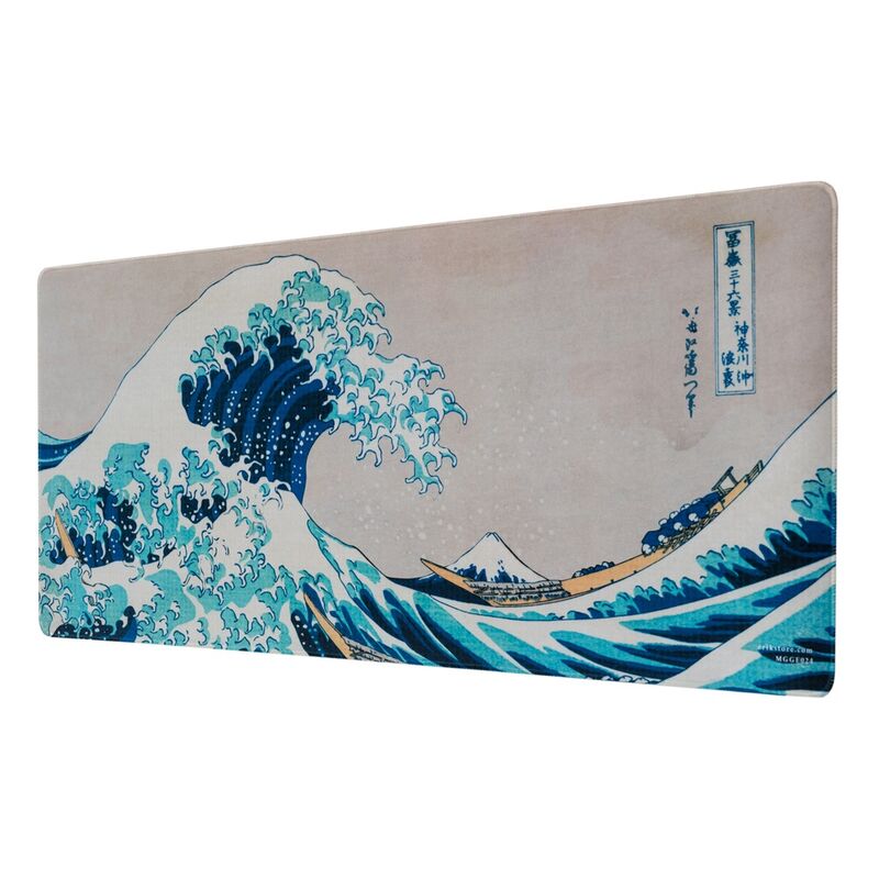Tapete de Secretária A Grande Onda de Kanagawa - Hokusai (80x35cm)