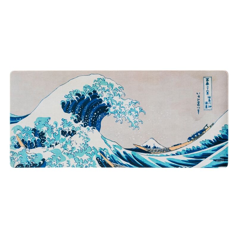 Tapete de Secretária A Grande Onda de Kanagawa - Hokusai (80x35cm)