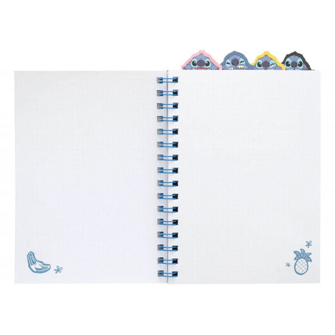 Caderno A5 - Stitch Disney (80 folhas) - MerchVillain