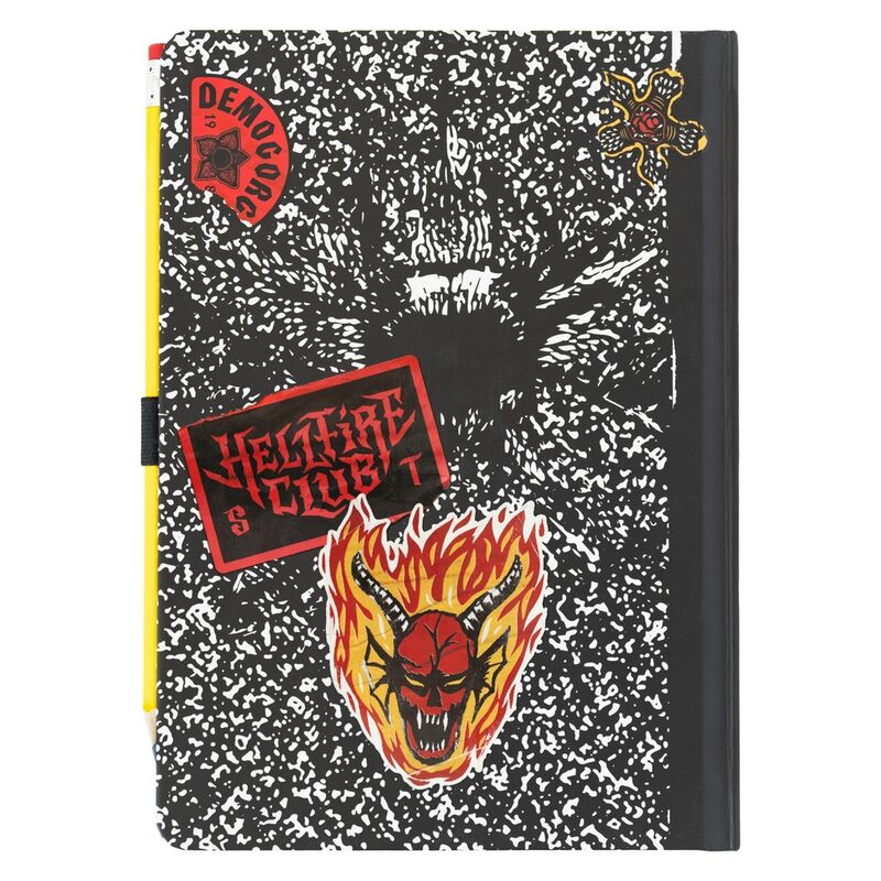 Caderno A5 premium – Stranger Things (96 folhas)