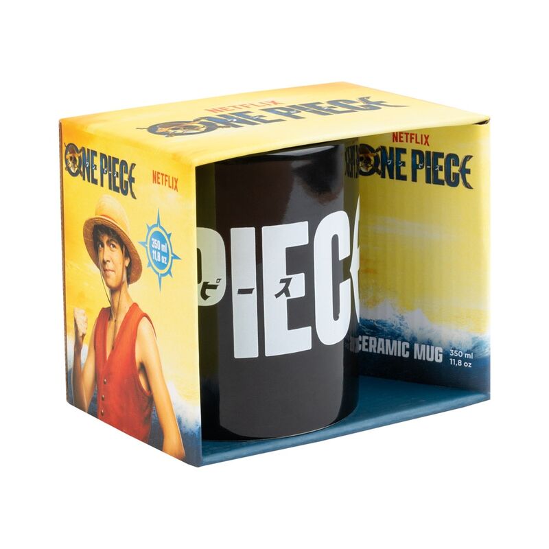 Caneca Logo One Piece – Netflix (350 ml)