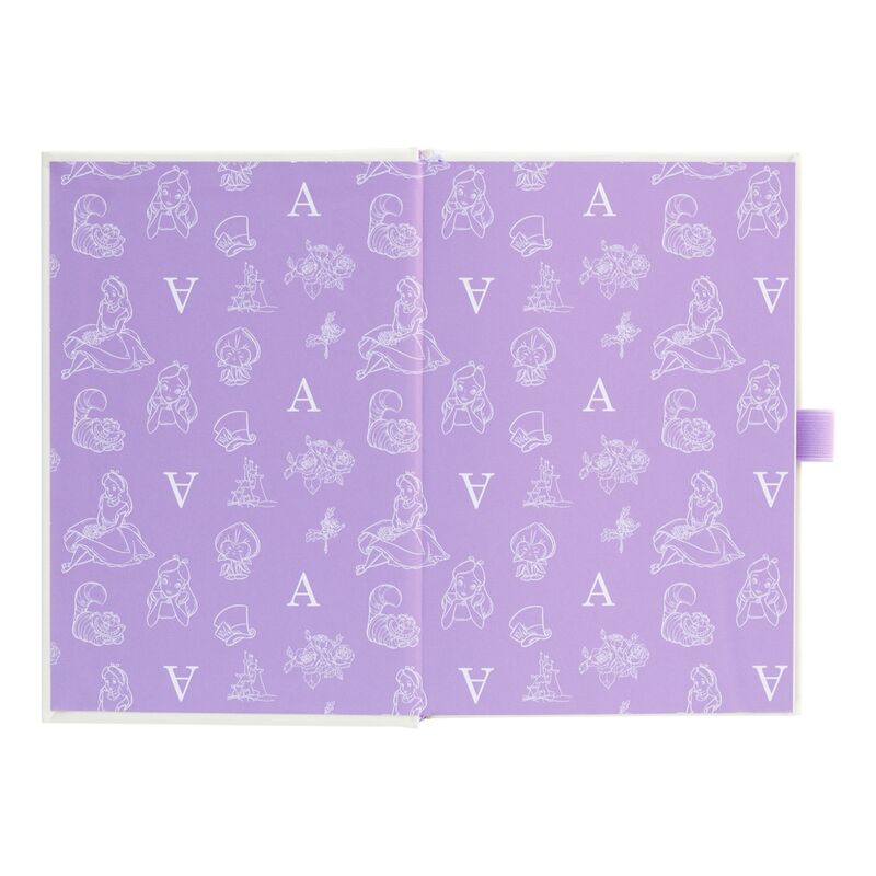 Caderno premium A5 + caneta Disney Alice no País das Maravilhas - MerchVillain