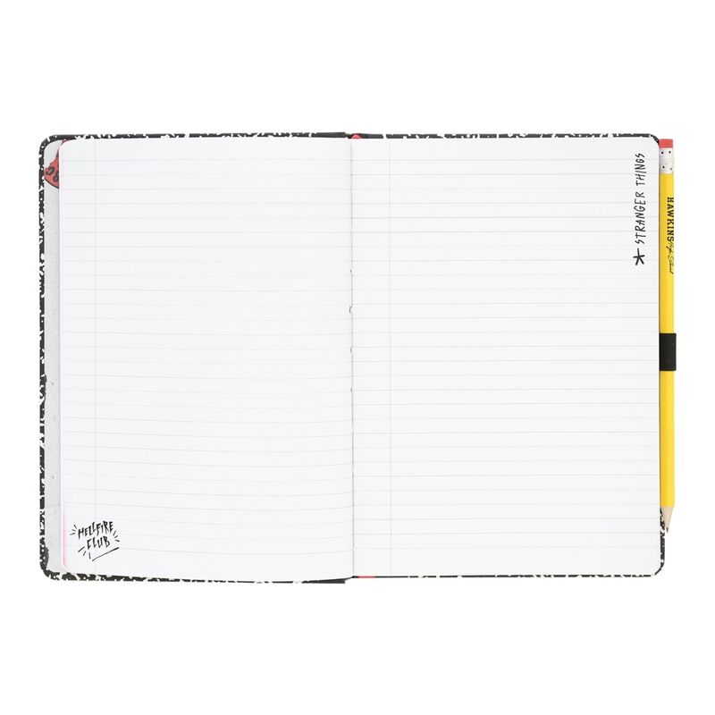 Caderno A5 premium – Stranger Things (96 folhas)