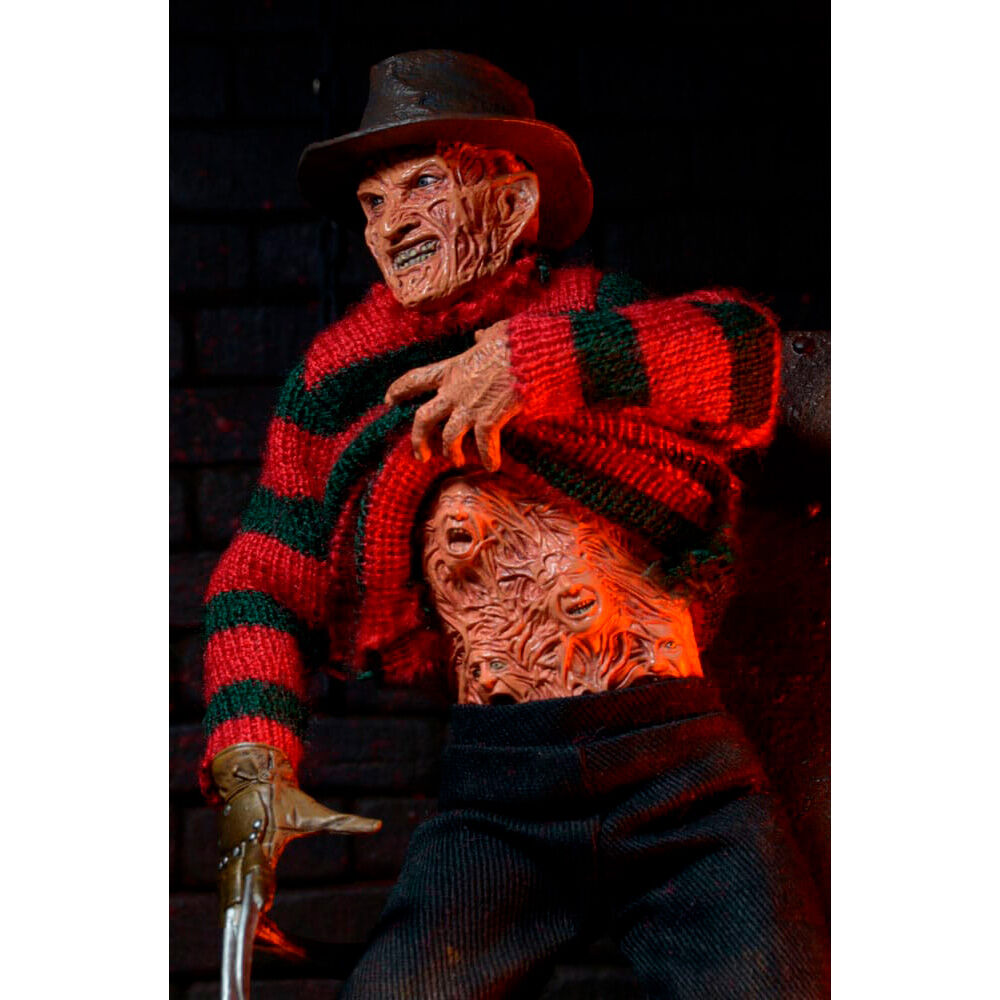 Figura de Freddy Krueger vestida de A Hora do Pesadelo 3, 20 cm - MerchVillain