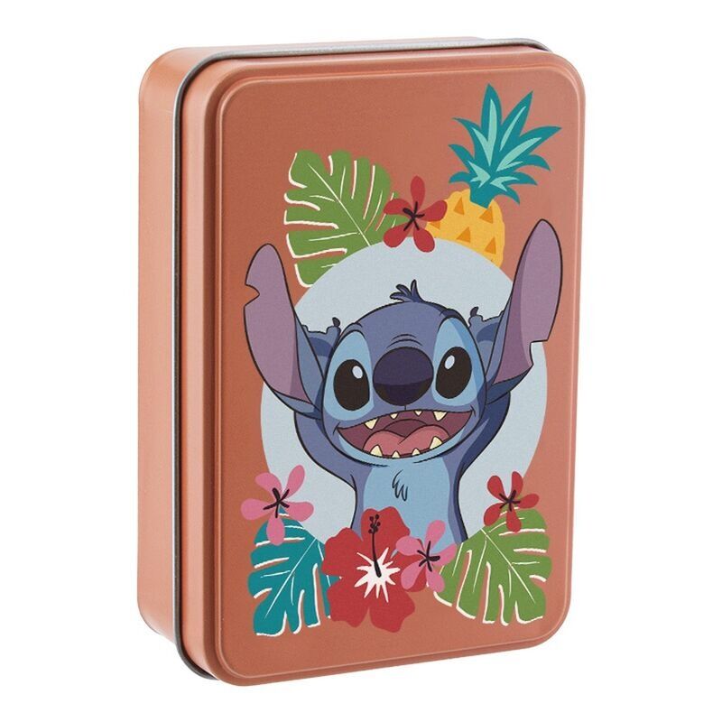 Baralho de Cartas Lilo & Stitch – Lata Metálica