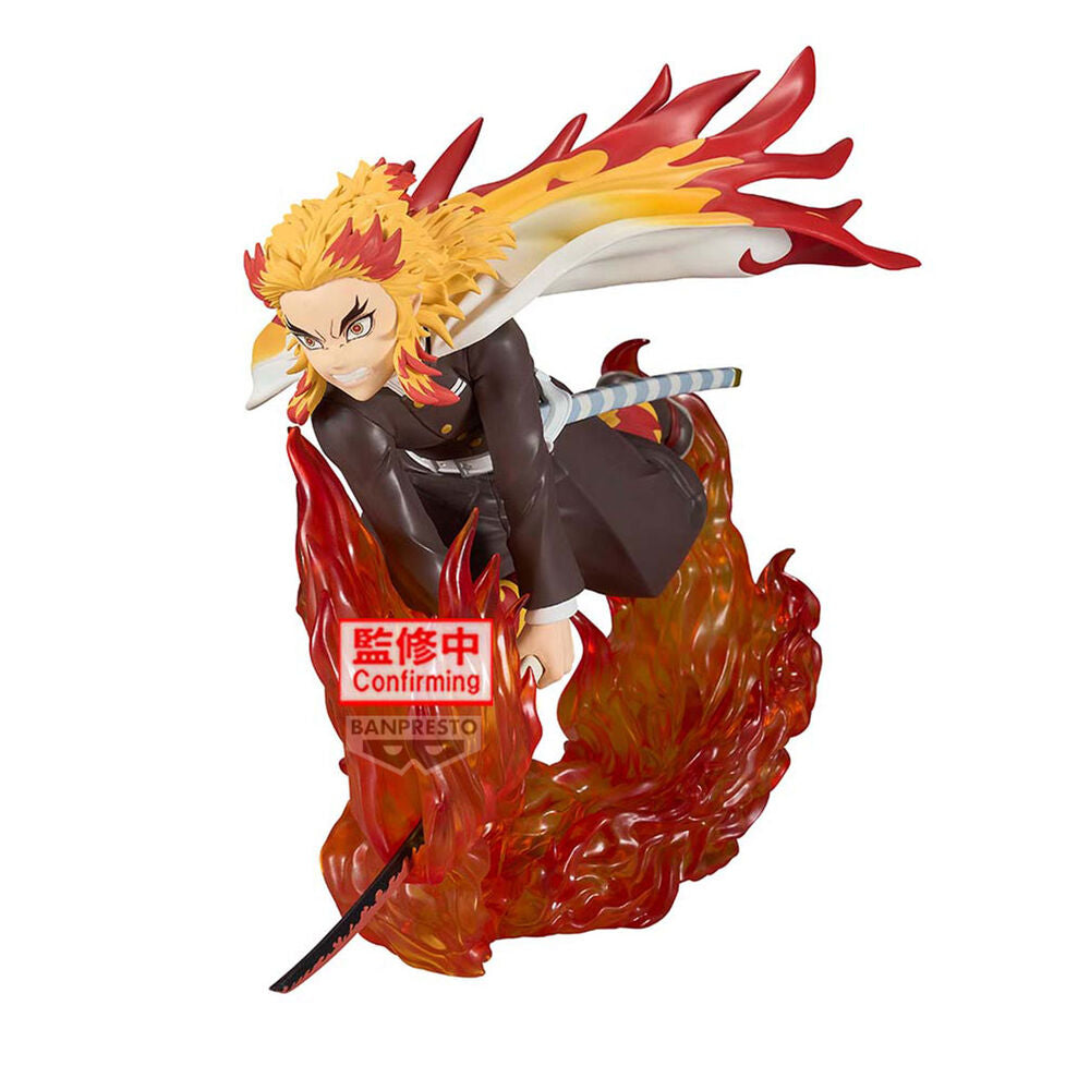Figura Kyojuro Rengoku Vibration Stars – Demon Slayer (14 cm) - MerchVillain