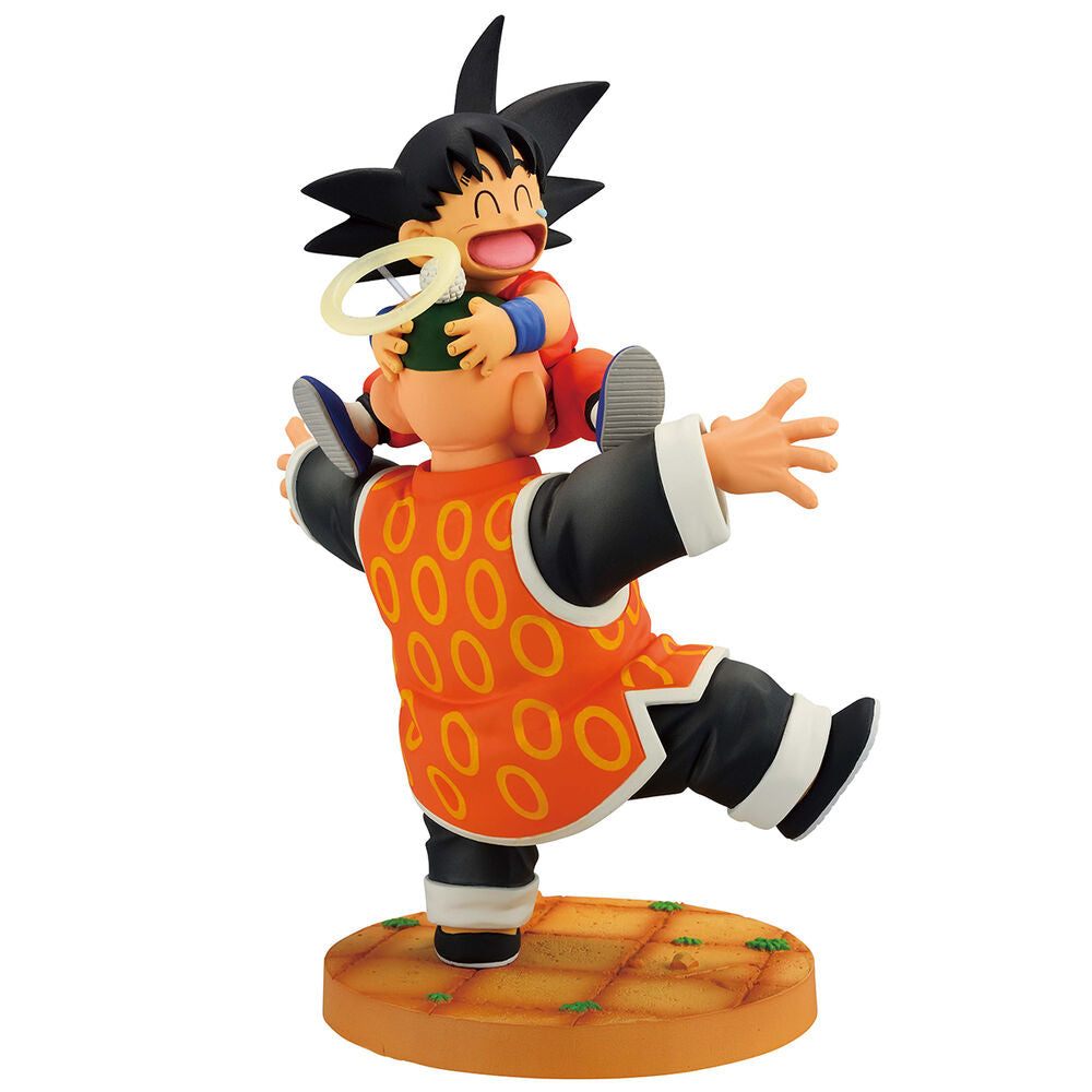 Figura “Son Goku & Vovô Son Gohan” – Dragon Ball (~16 cm)