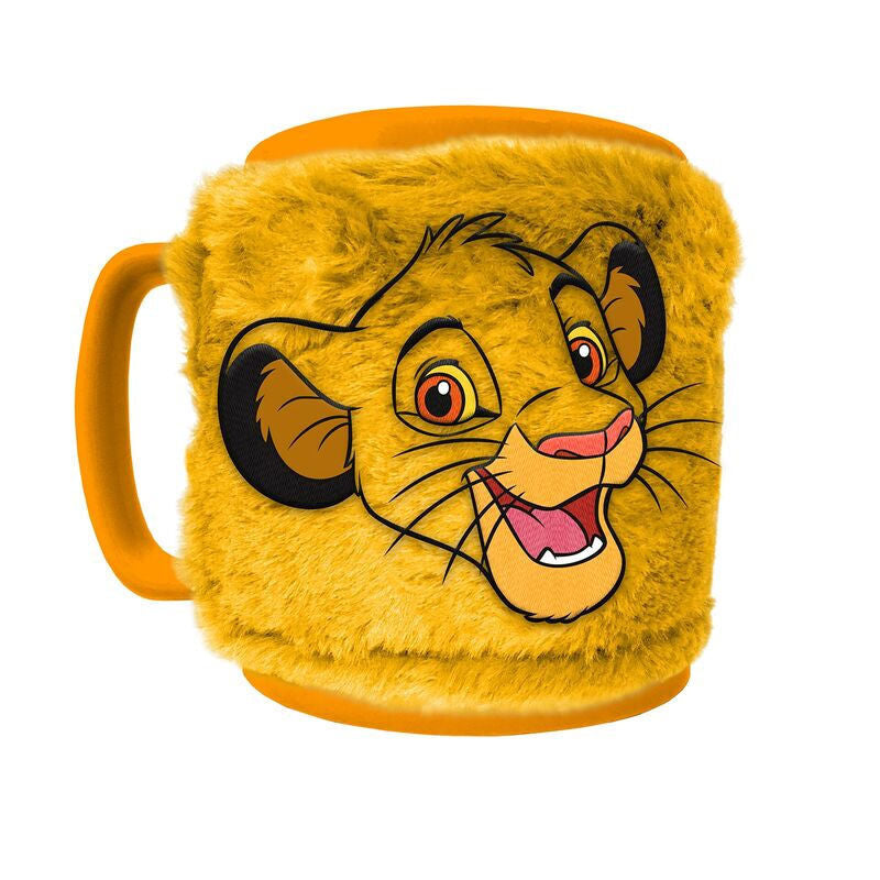 Caneca com Capa Felpuda O Rei Leão - Disney (440ml)