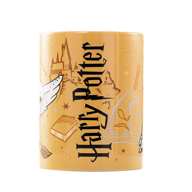 Caneca com Capa Felpuda Hedwig - Harry Potter (440ml)
