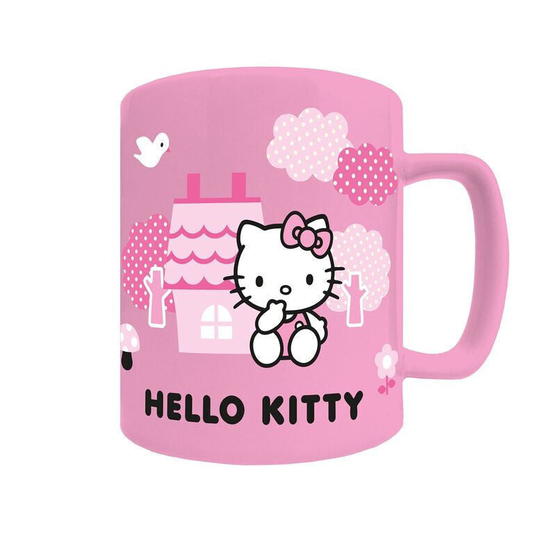 Caneca com Capa Felpuda - Hello Kitty (440ml)