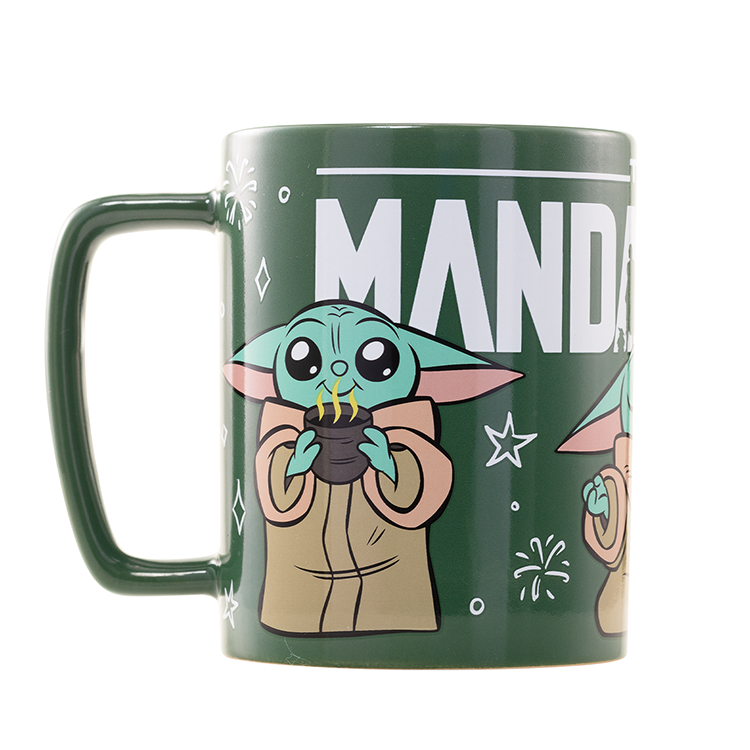 Caneca com Capa Felpuda Grogu The Mandalorian - Star Wars (440ml)