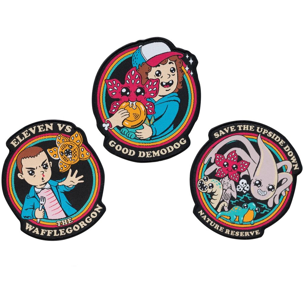 Conjunto 3 Patches – Stranger Things