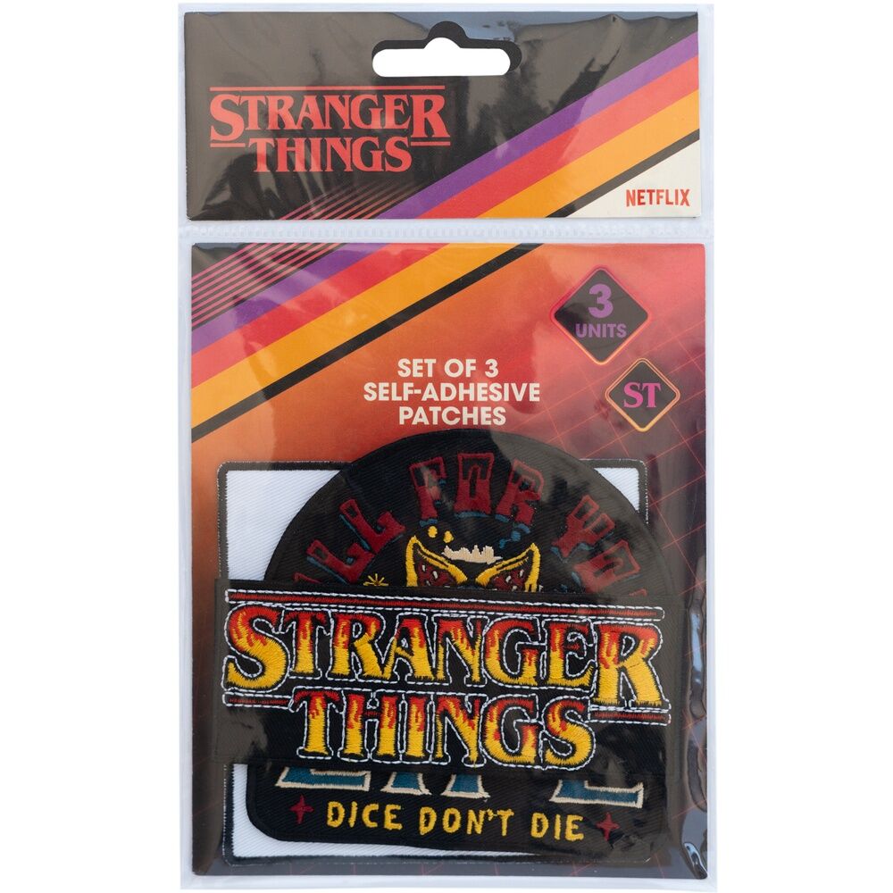 Conjunto de 3 Emblemas Termocollantes “Hellfire Club” – Stranger Things