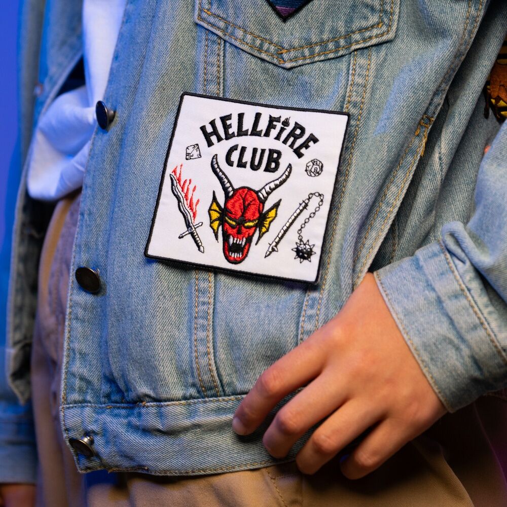 Conjunto de 3 Emblemas Termocollantes “Hellfire Club” – Stranger Things