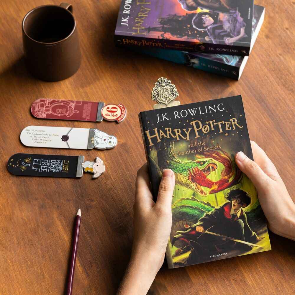 Conjunto 4 Marcadores de Livros – Harry Potter