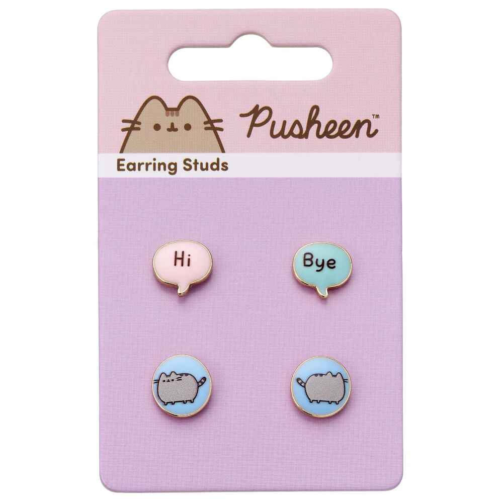 Conjunto 3 Pares de Brincos Hi Bye – Pusheen