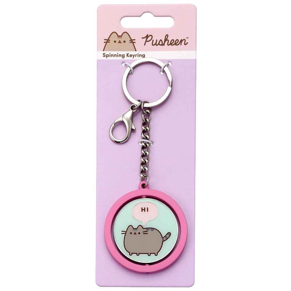 Pusheen Hi Bye keychain