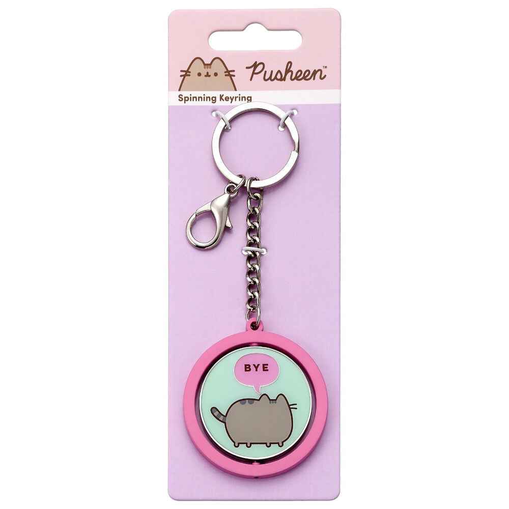 Pusheen Hi Bye keychain