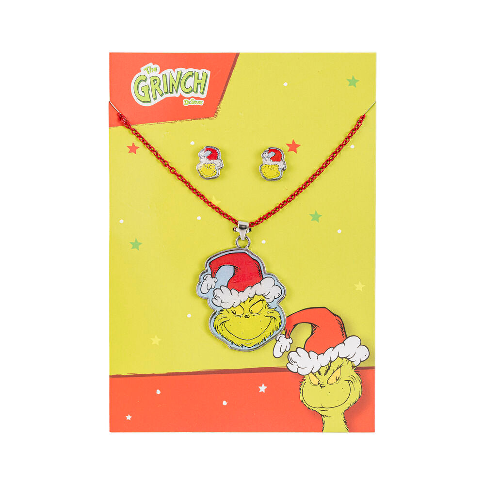 Conjunto de Natal O Grinch Colar + Brincos – The Grinch
