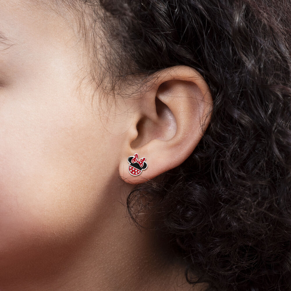 Brincos Minnie – Disney (Prateados)