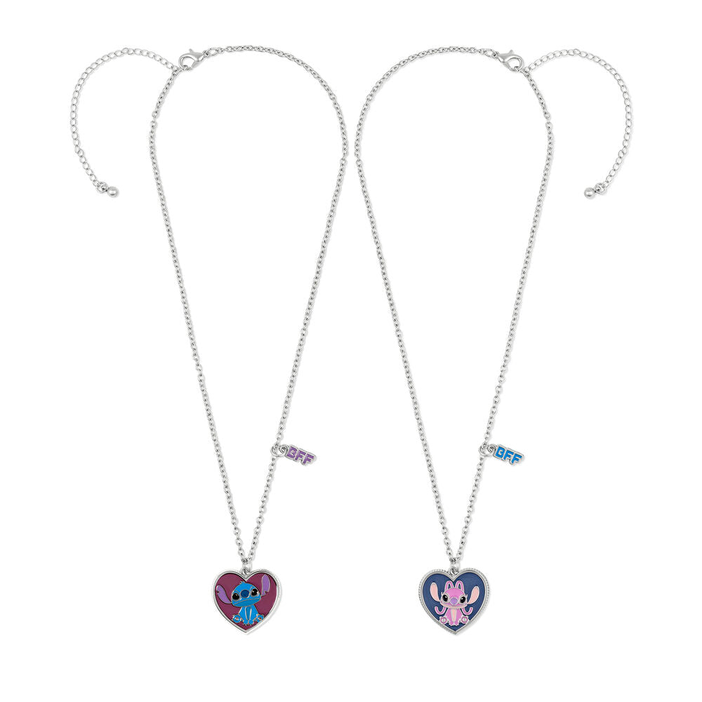 Conjunto de 2 colares Disney Angel & Stitch - MerchVillain